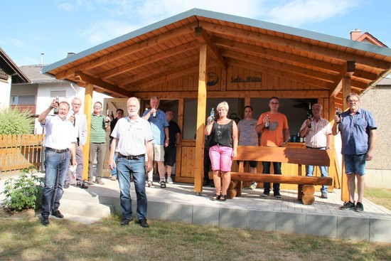 Selters feierte Richtfest der neu errichteten Hütte hinter dem DGH